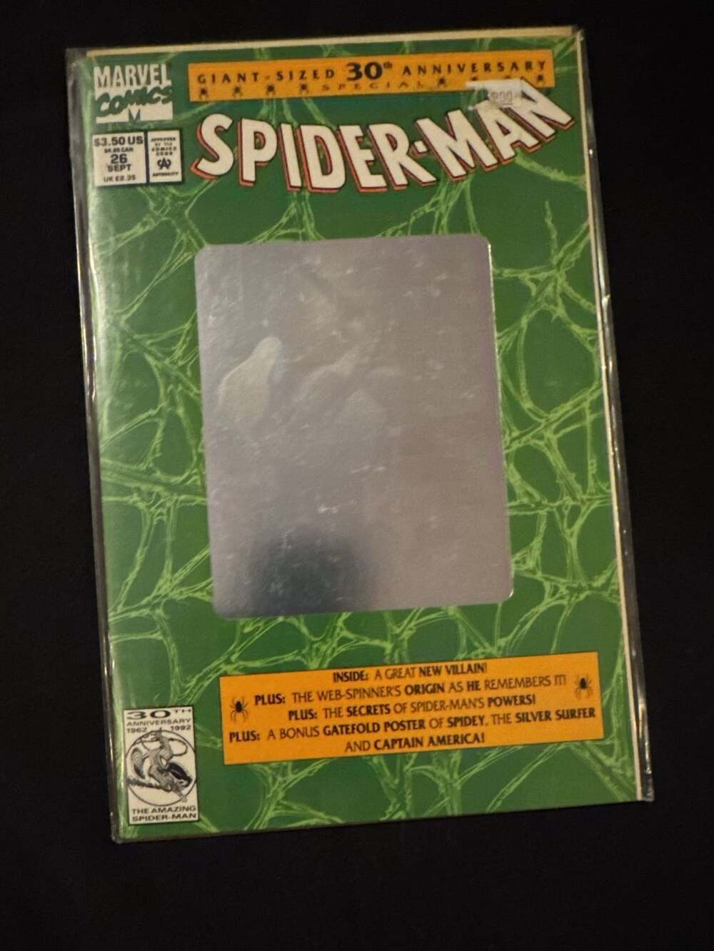 Marvel Comics Spider-Man #26 Giant-Sized 30th Anniversary Hologram Cover (1992)